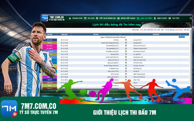 Gioi thieu lich thi dau 7m Giới thiệu lịch thi đấu 7m
