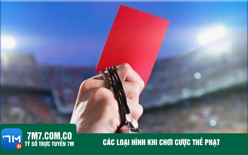 Cac loai hinh khi choi cuoc the phat Các loại hình khi chơi cược thẻ phạt